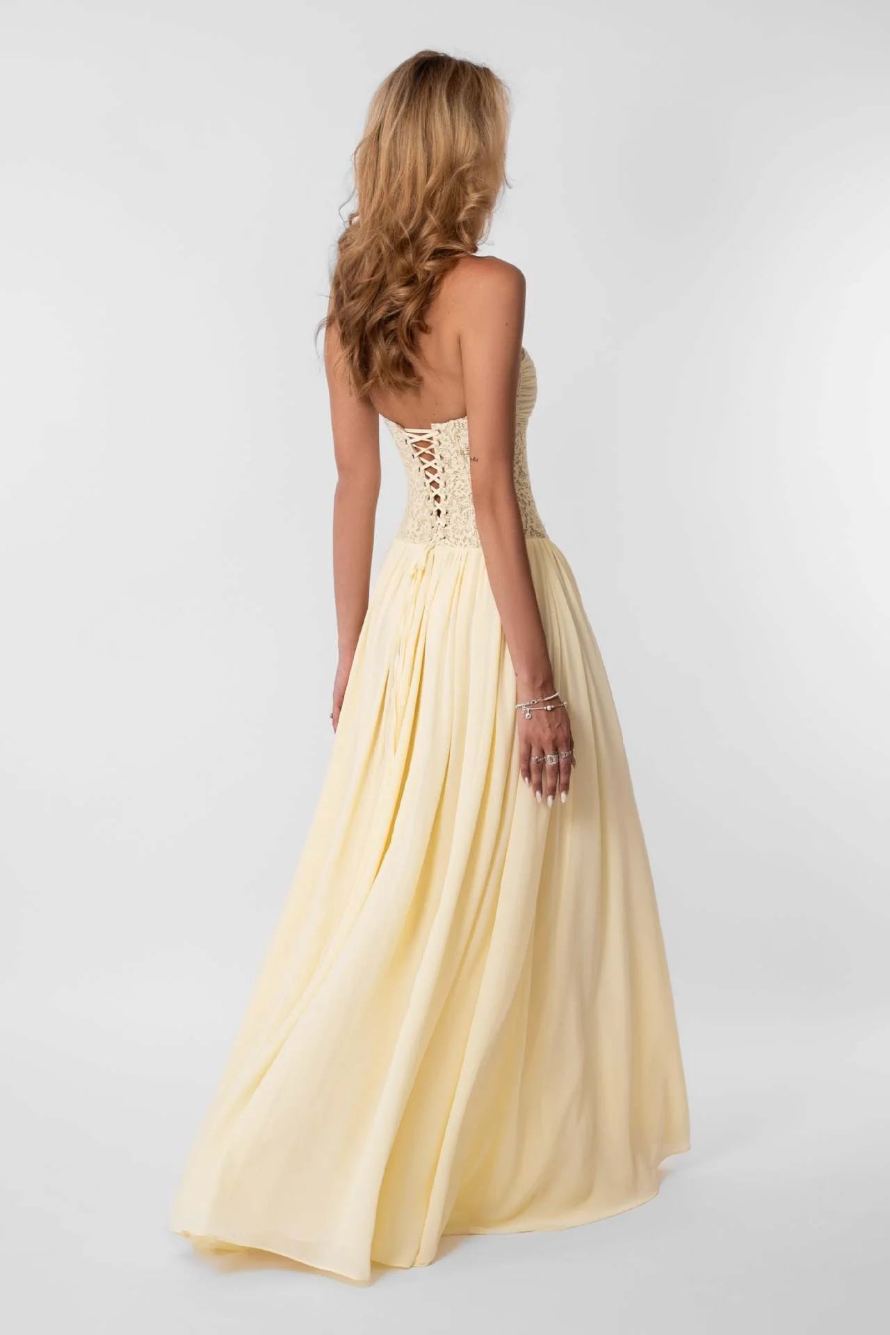 Mathilde Robe Longue — Jaune - Jaune