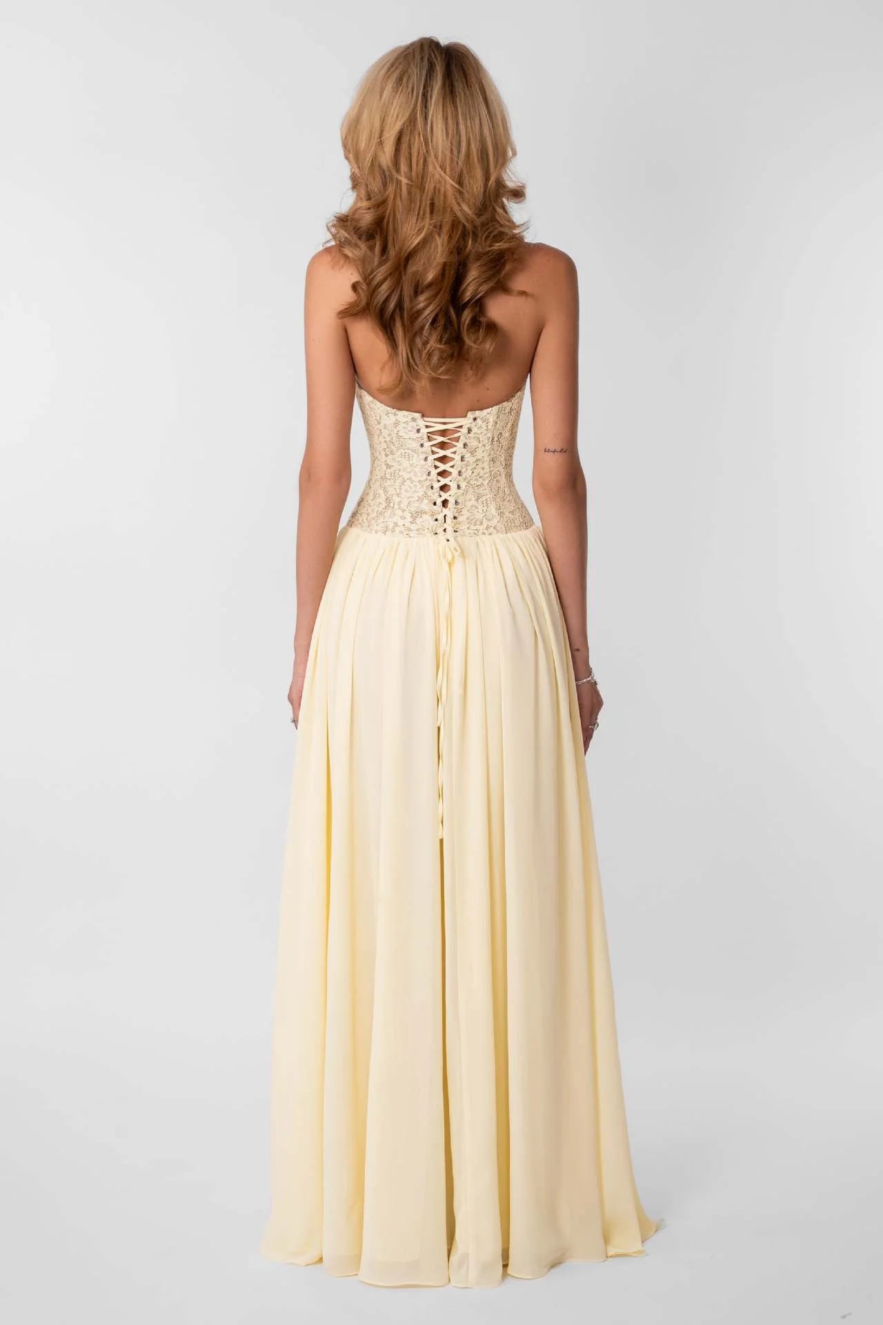 Mathilde Robe Longue — Jaune - Jaune
