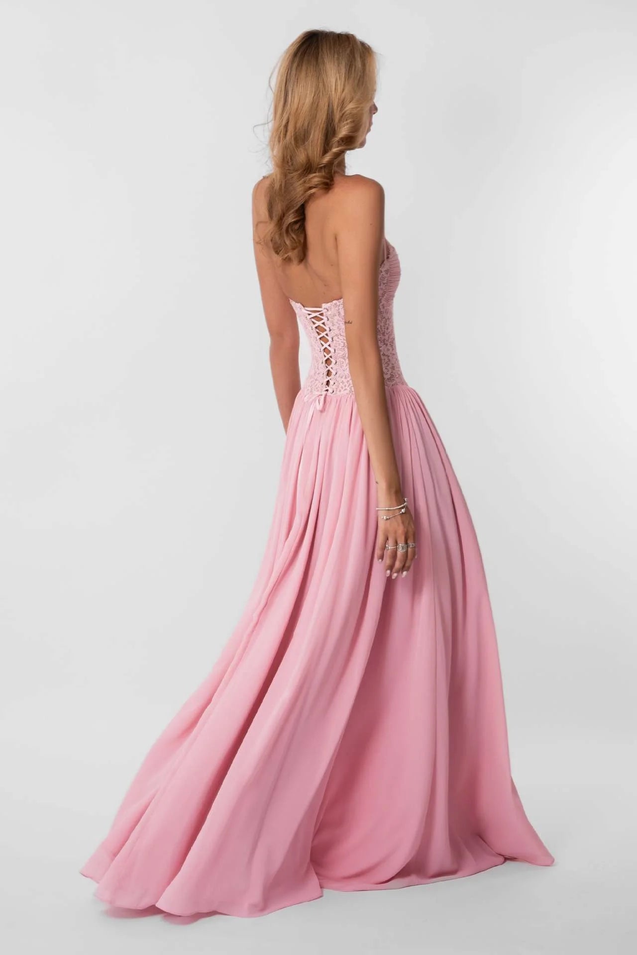 Mathilde Robe Longue — Rose - Rose
