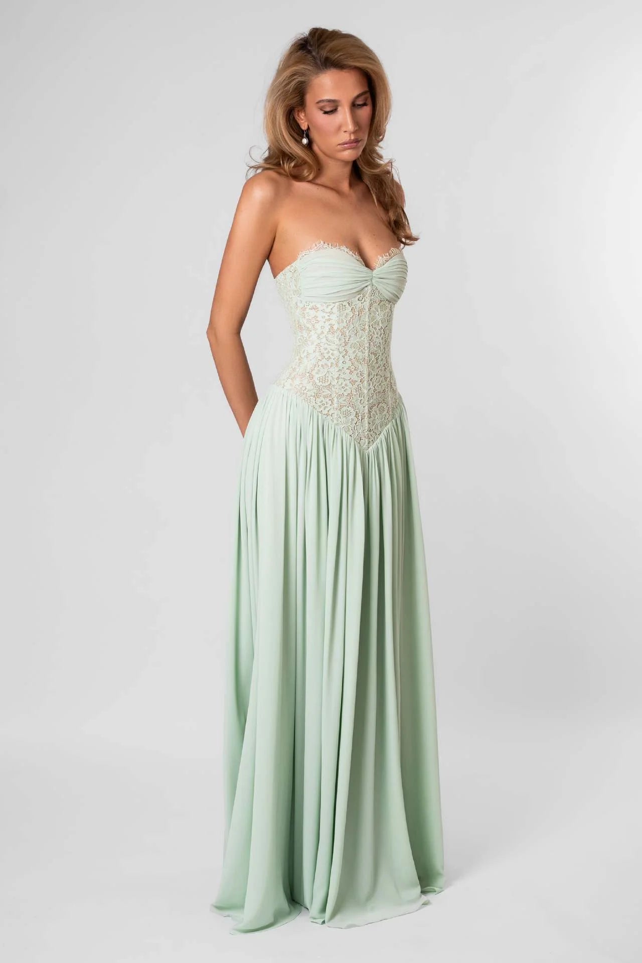 Mathilde Robe Longue — Vert - Vert