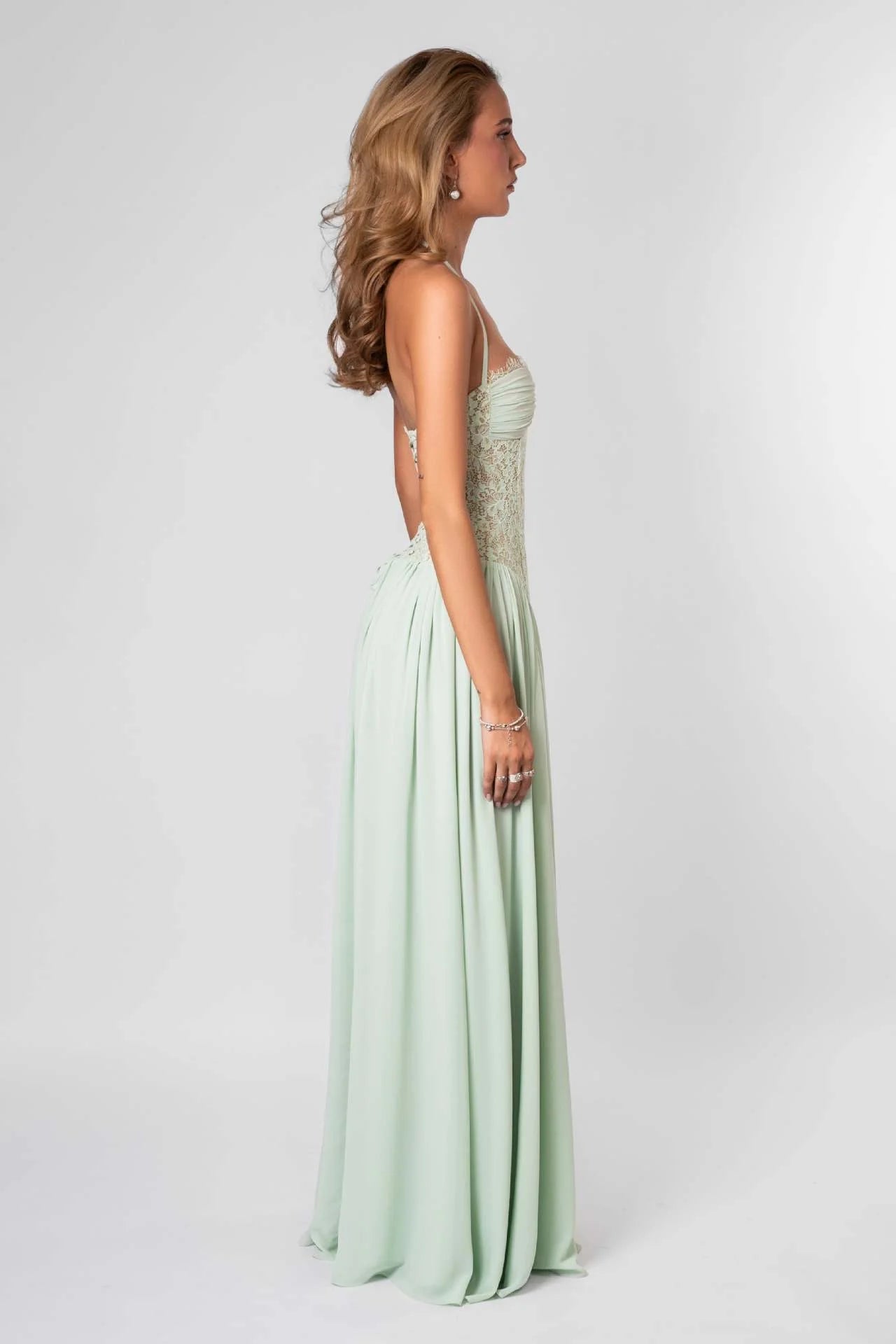 Mathilde Robe Longue — Vert - Vert