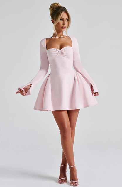 Megan Mini Dress - Blush