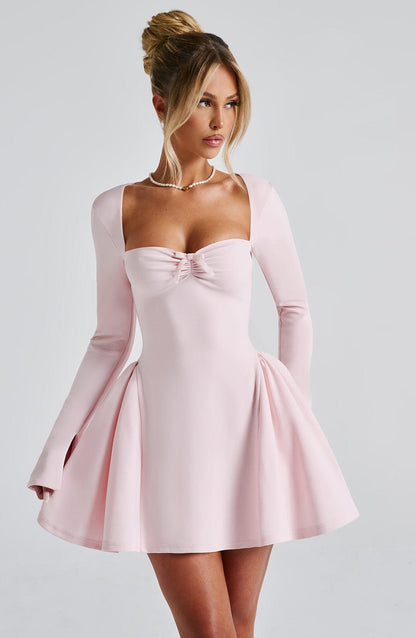 Megan Mini Dress - Blush