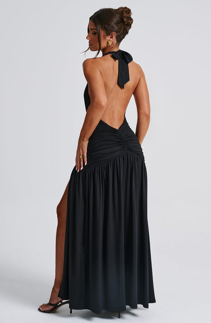 Melania Maxi Dress - Black