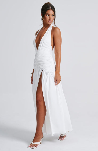 Melania Maxi Dress - White