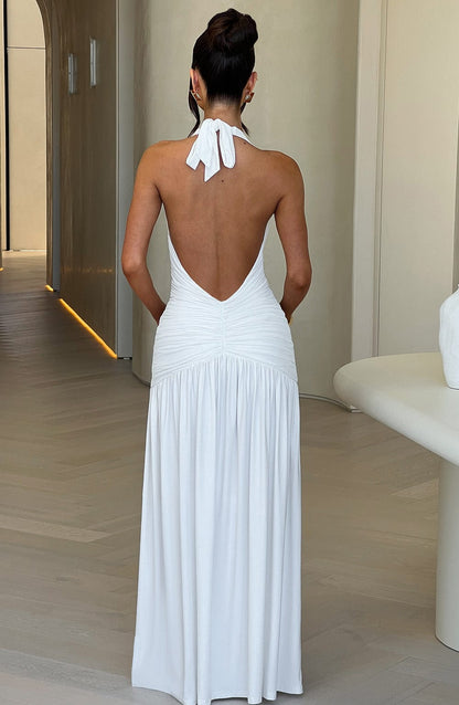 Melania Maxi Dress - White