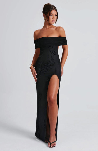 Robe longue Milani - Noir