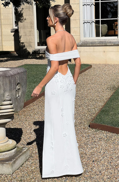 Robe longue Milani - Ivoire