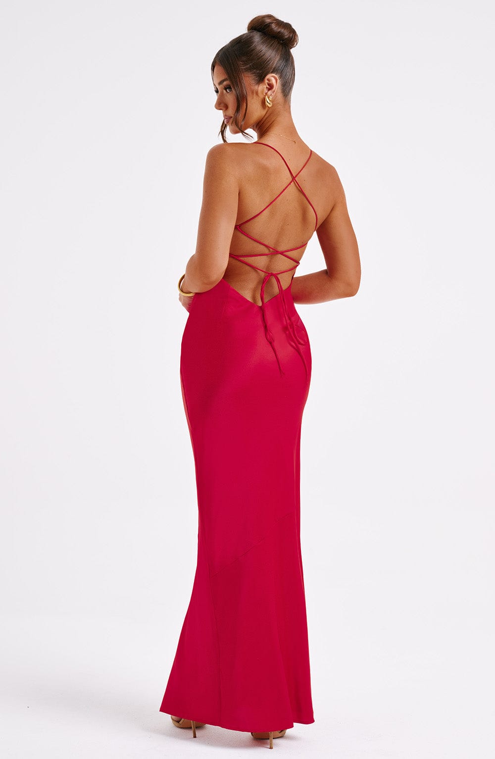 Robe longue Misha - Rouge