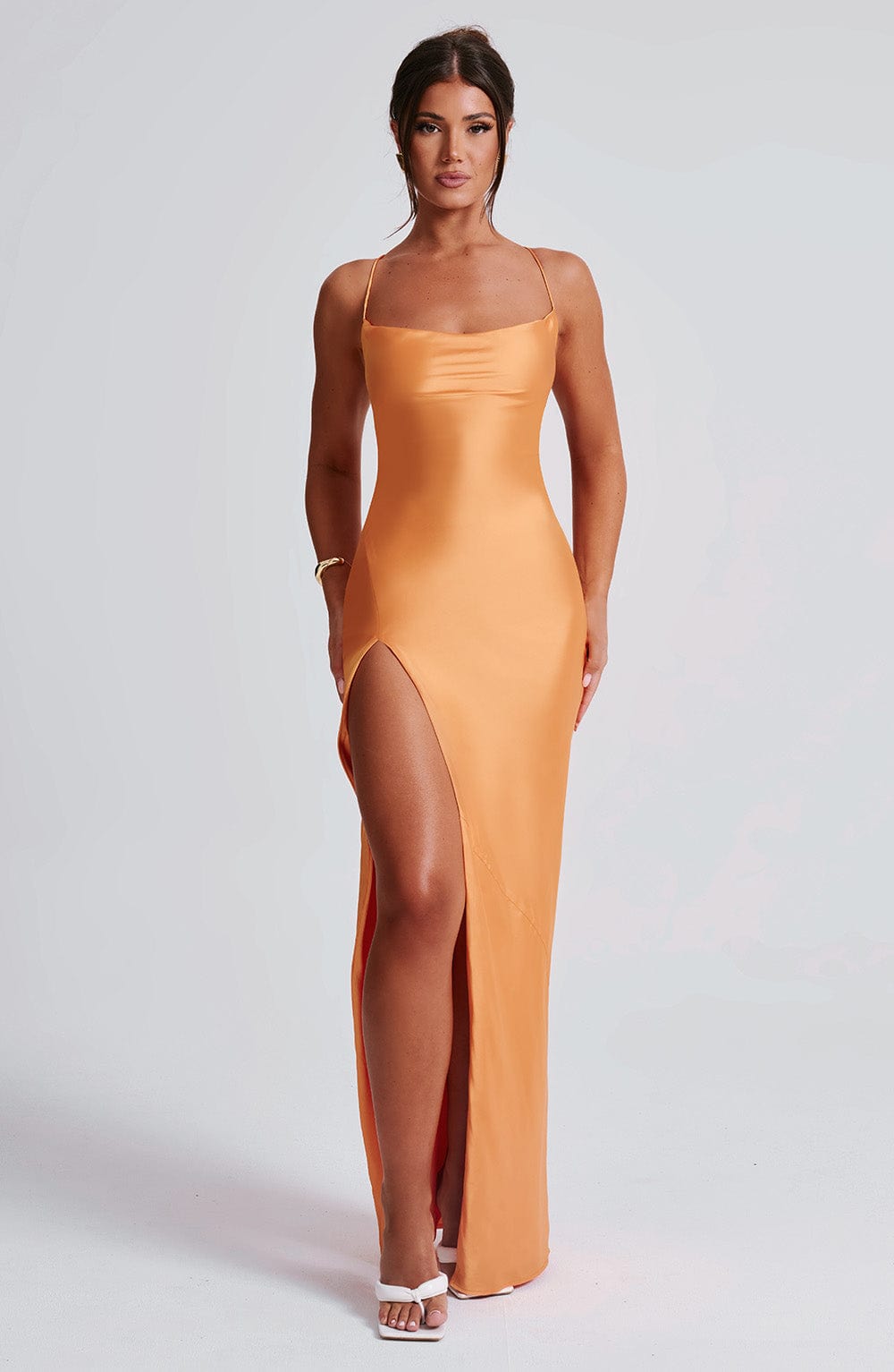 Robe longue Misha - Mandarine