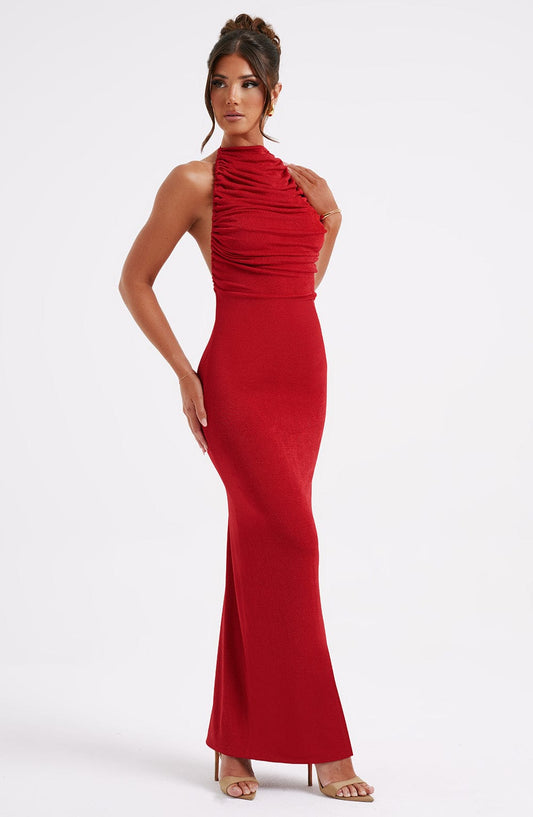 Robe longue Nala - Rouge