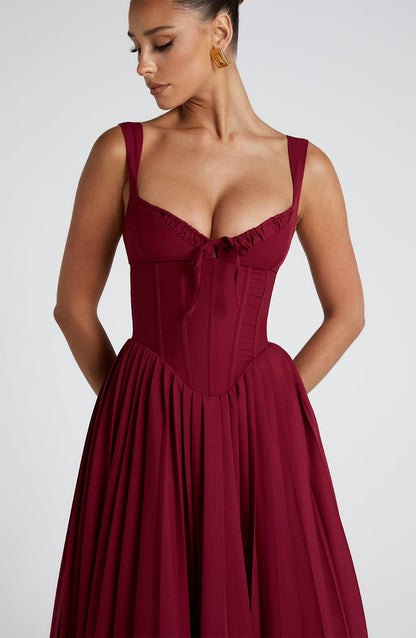 Robe mi-longue Natassia - Baie