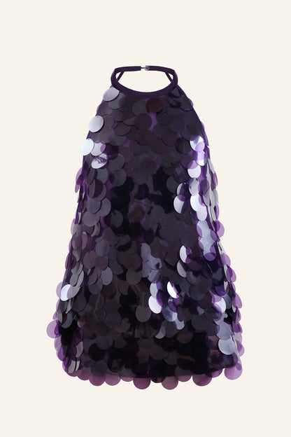 Ninon Robe Courte Violet