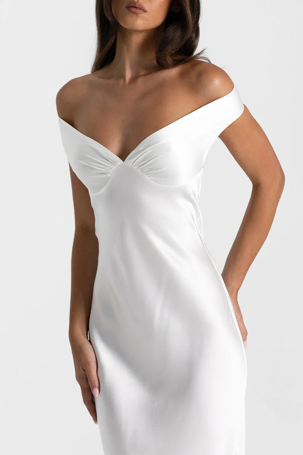 Ondine Robe Longue — Ivoire
