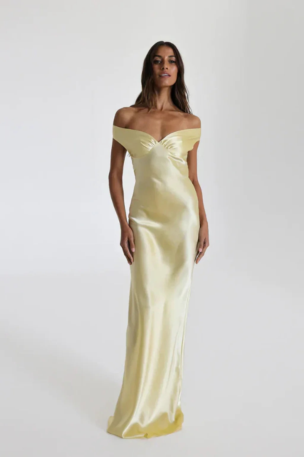 Ondine Robe Longue — Jaune