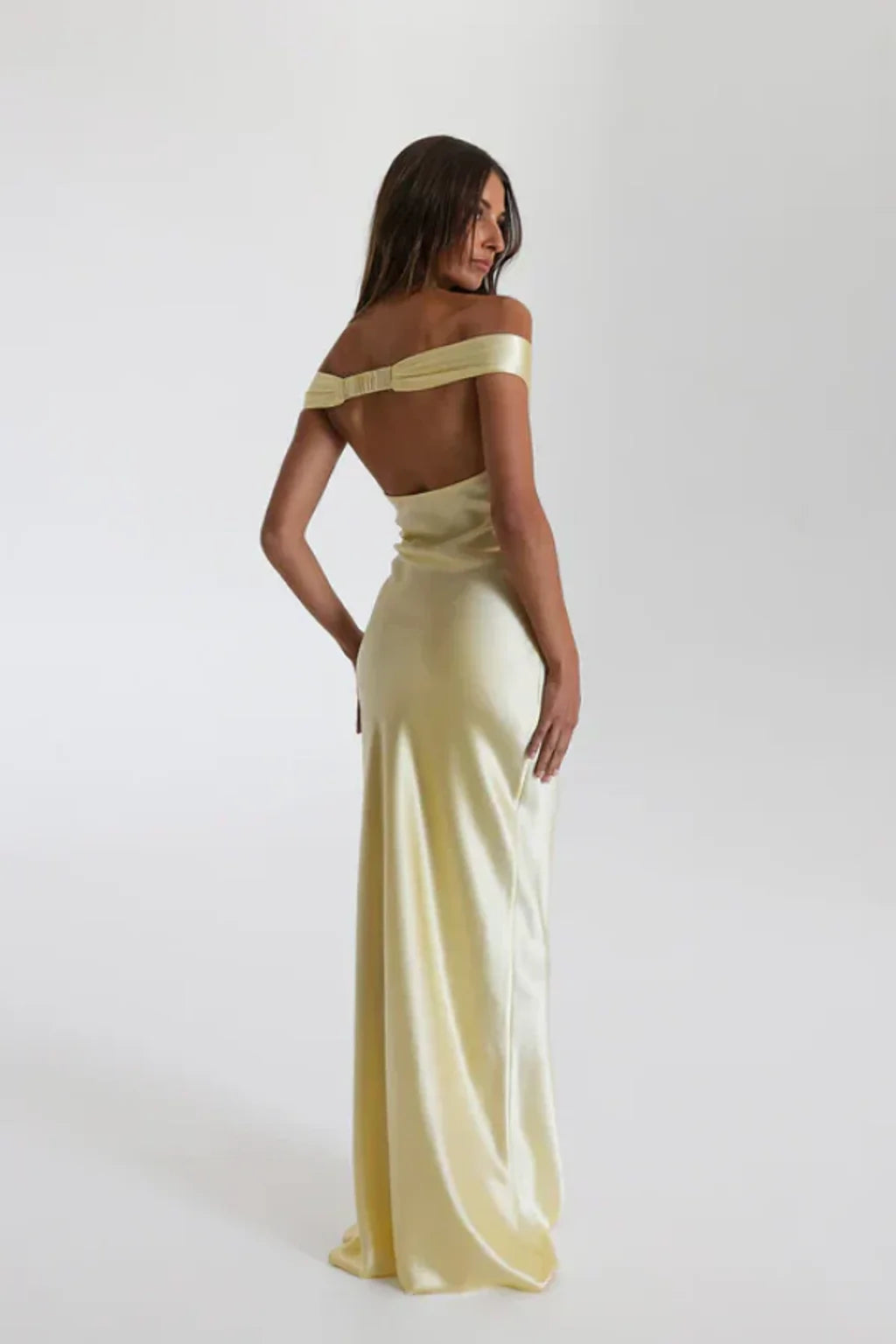 Ondine Robe Longue — Jaune