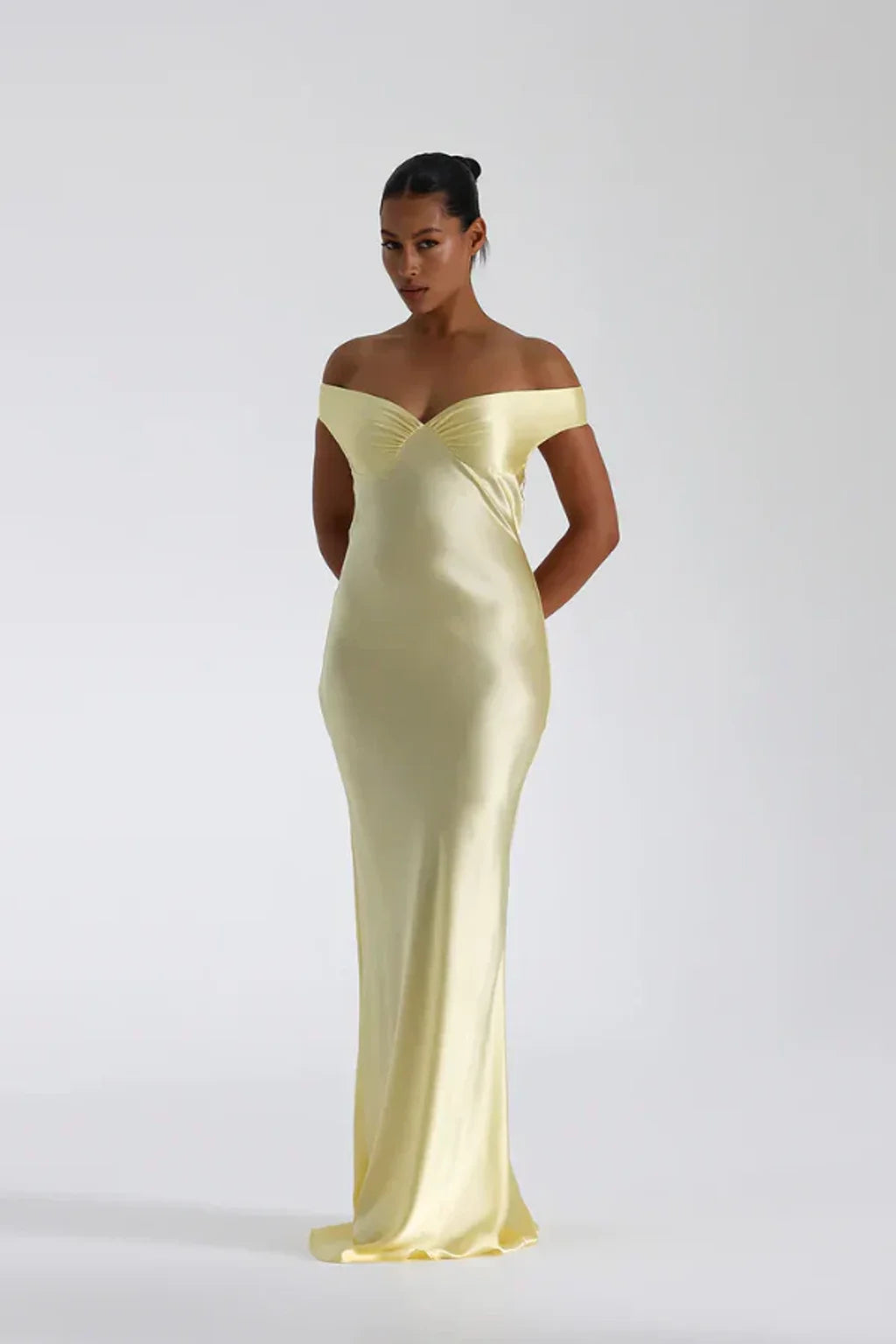 Ondine Robe Longue — Jaune