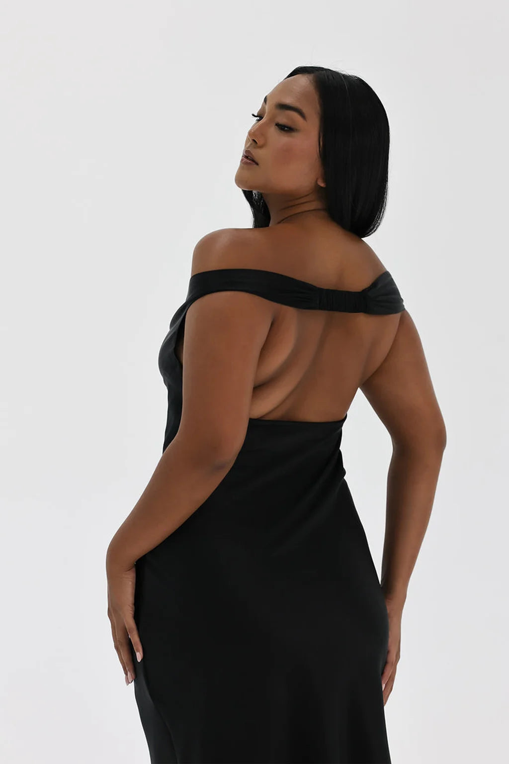 Ondine Robe Longue — Noir