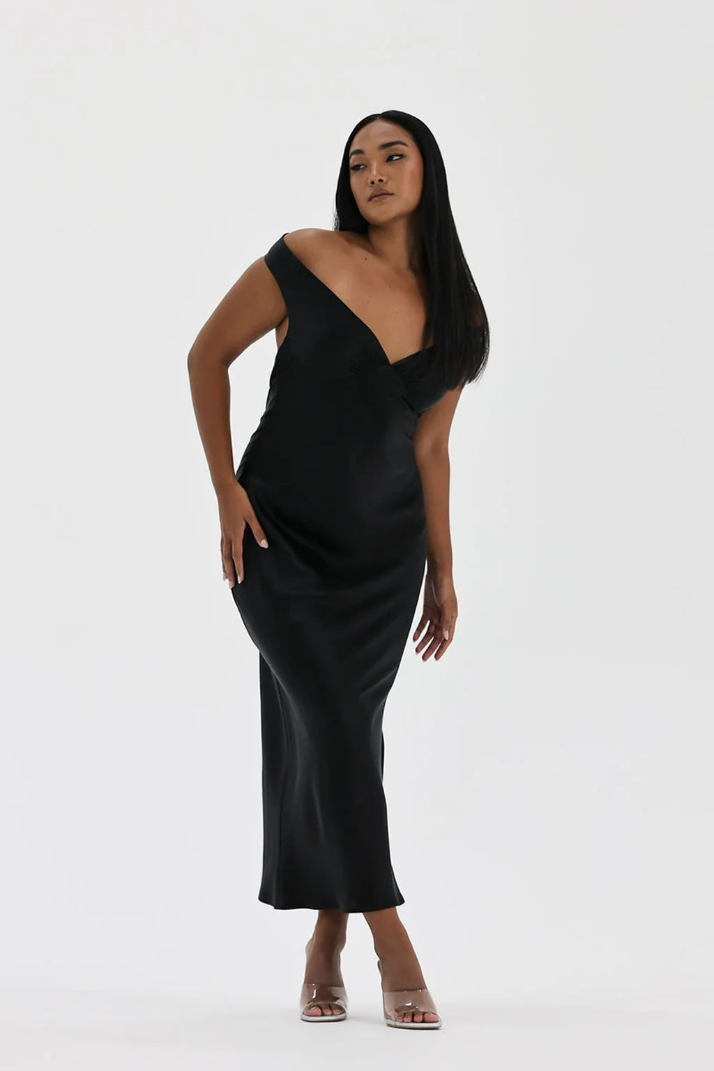 Ondine Robe Longue — Noir