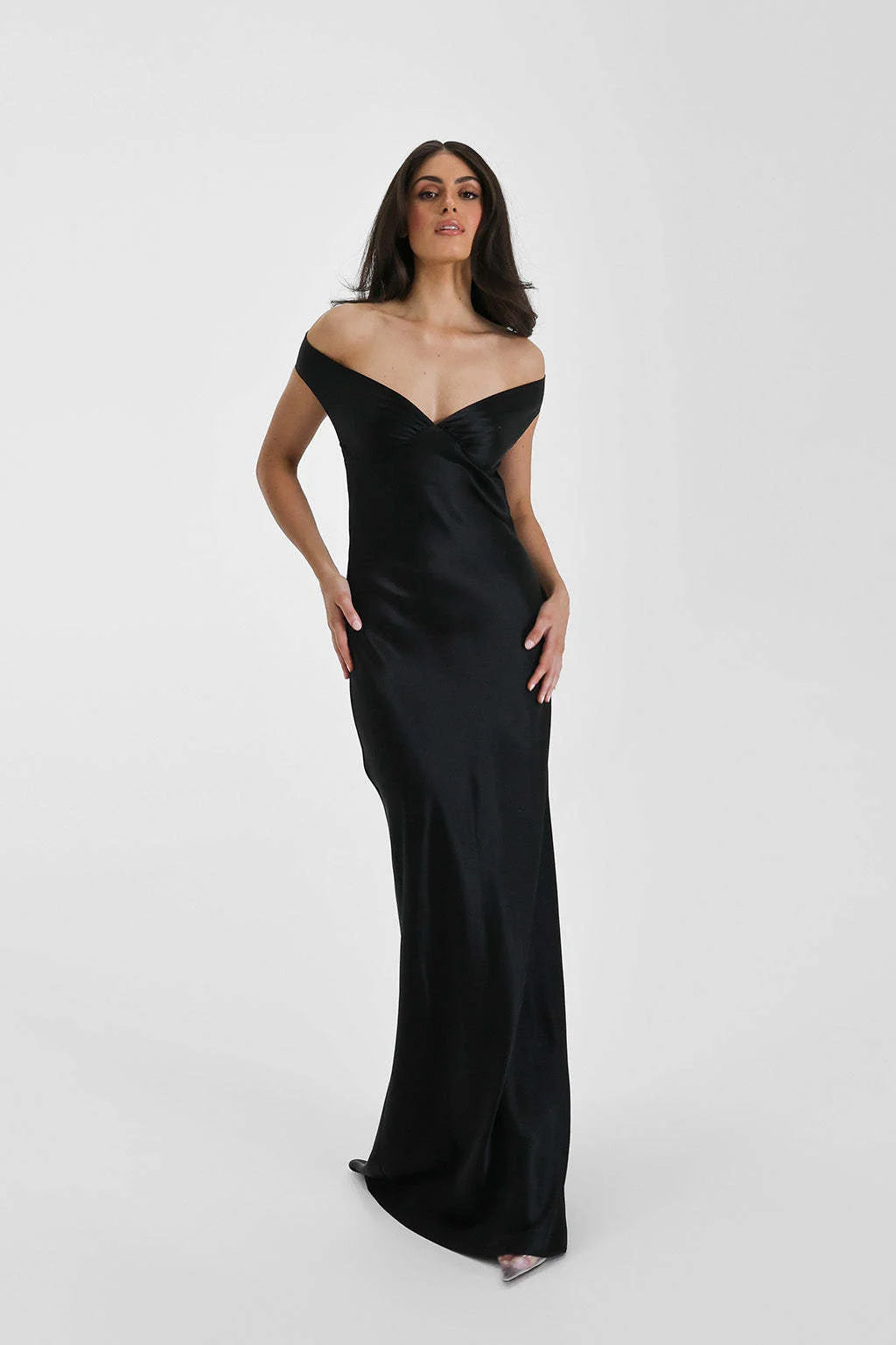 Ondine Robe Longue — Noir