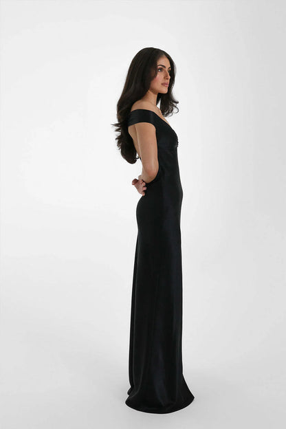 Ondine Robe Longue — Noir