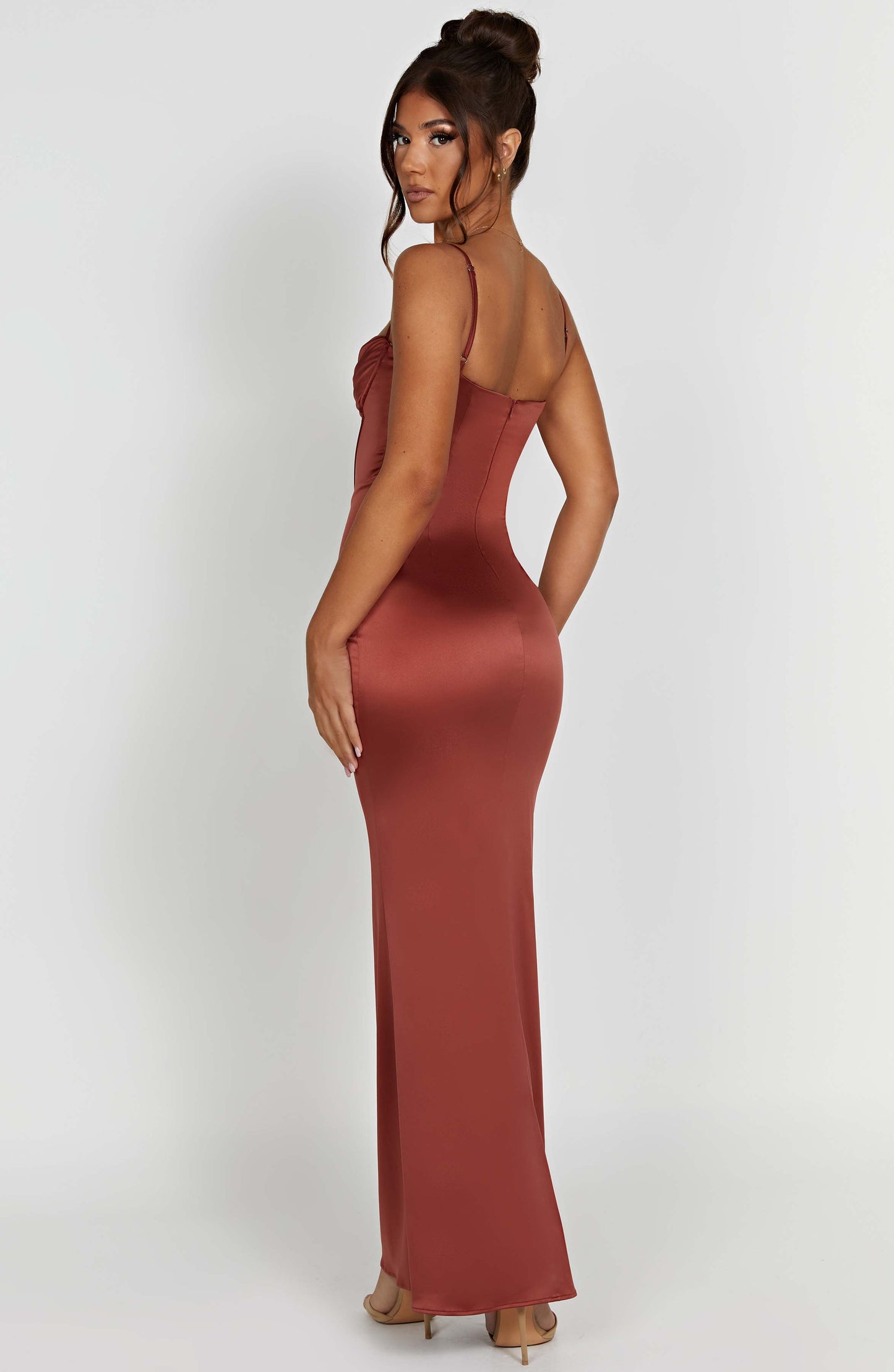 Robe longue Onika - Rouille