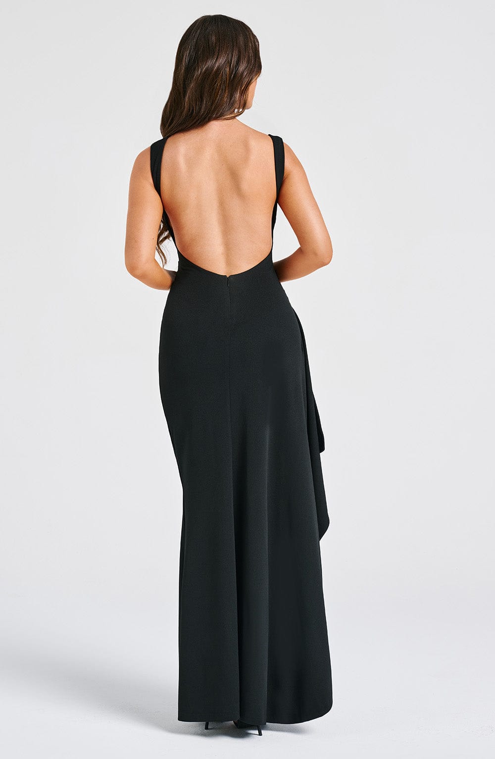 Robe longue Pandora - Noir