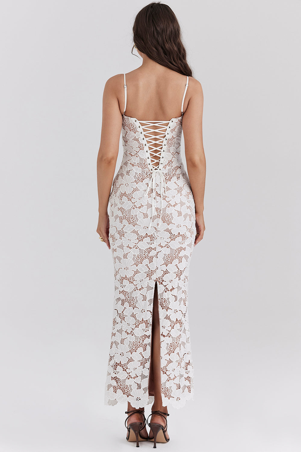 Apolline Robe Longue — Ivoire