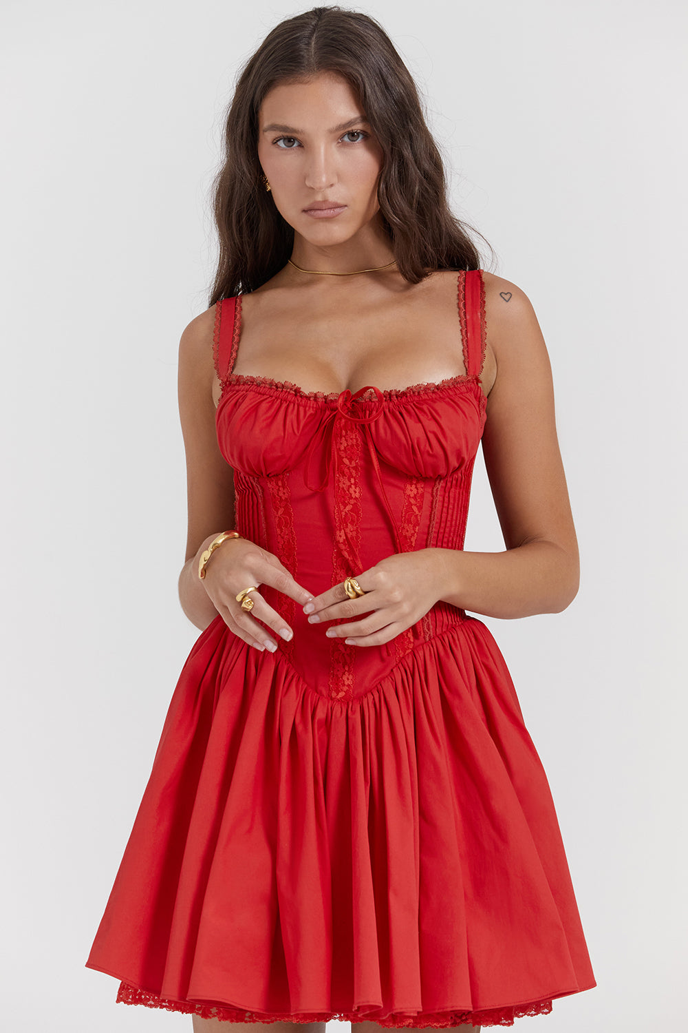 Juliette Robe Courte Rouge