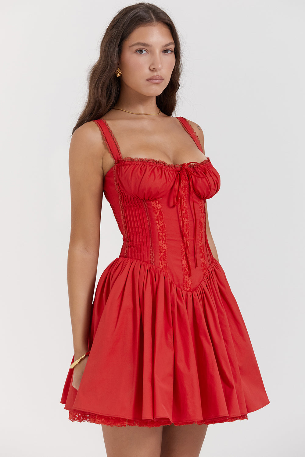 Juliette Robe Courte Rouge