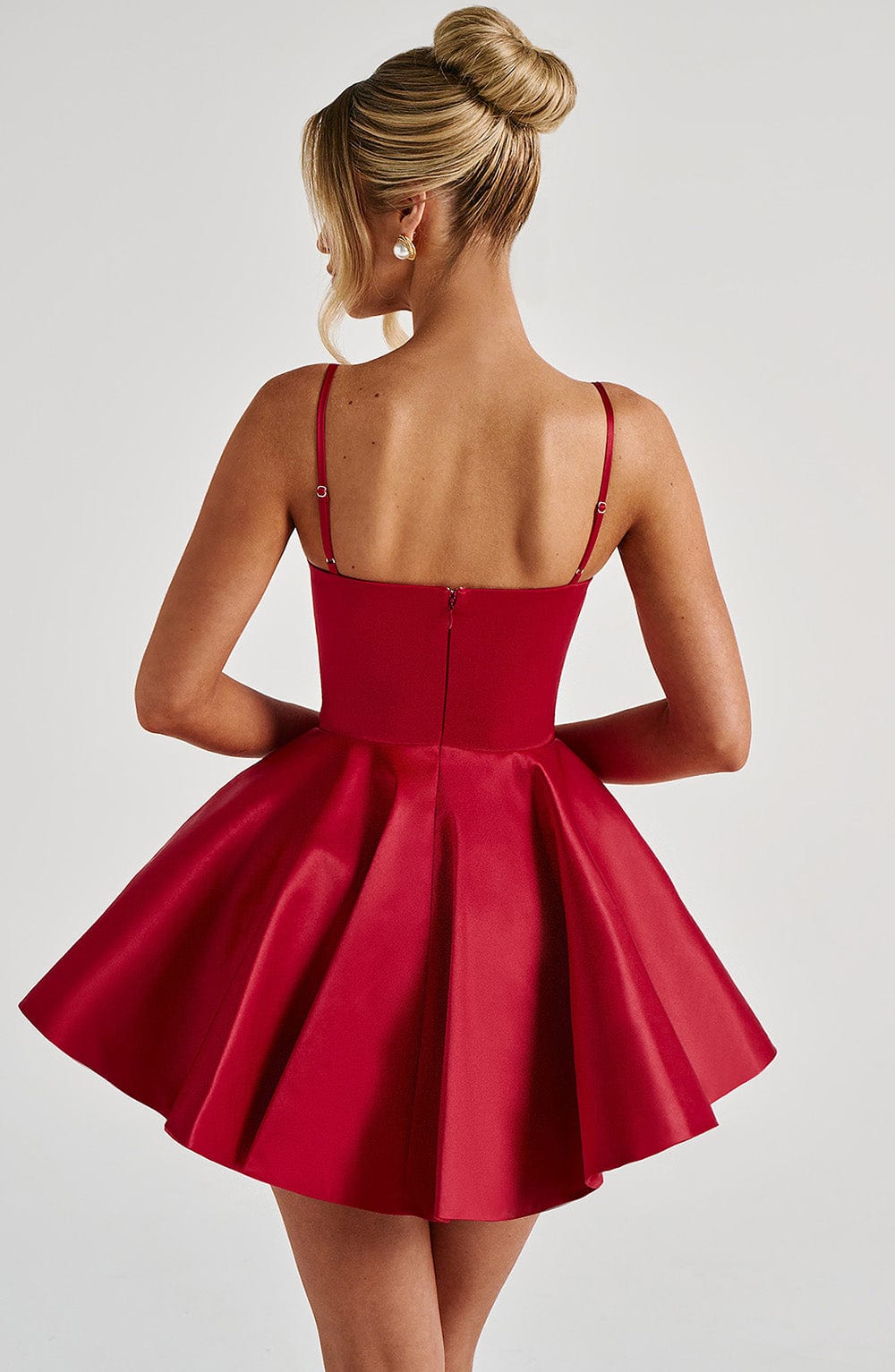 Mini-robe Poppy - Rouge