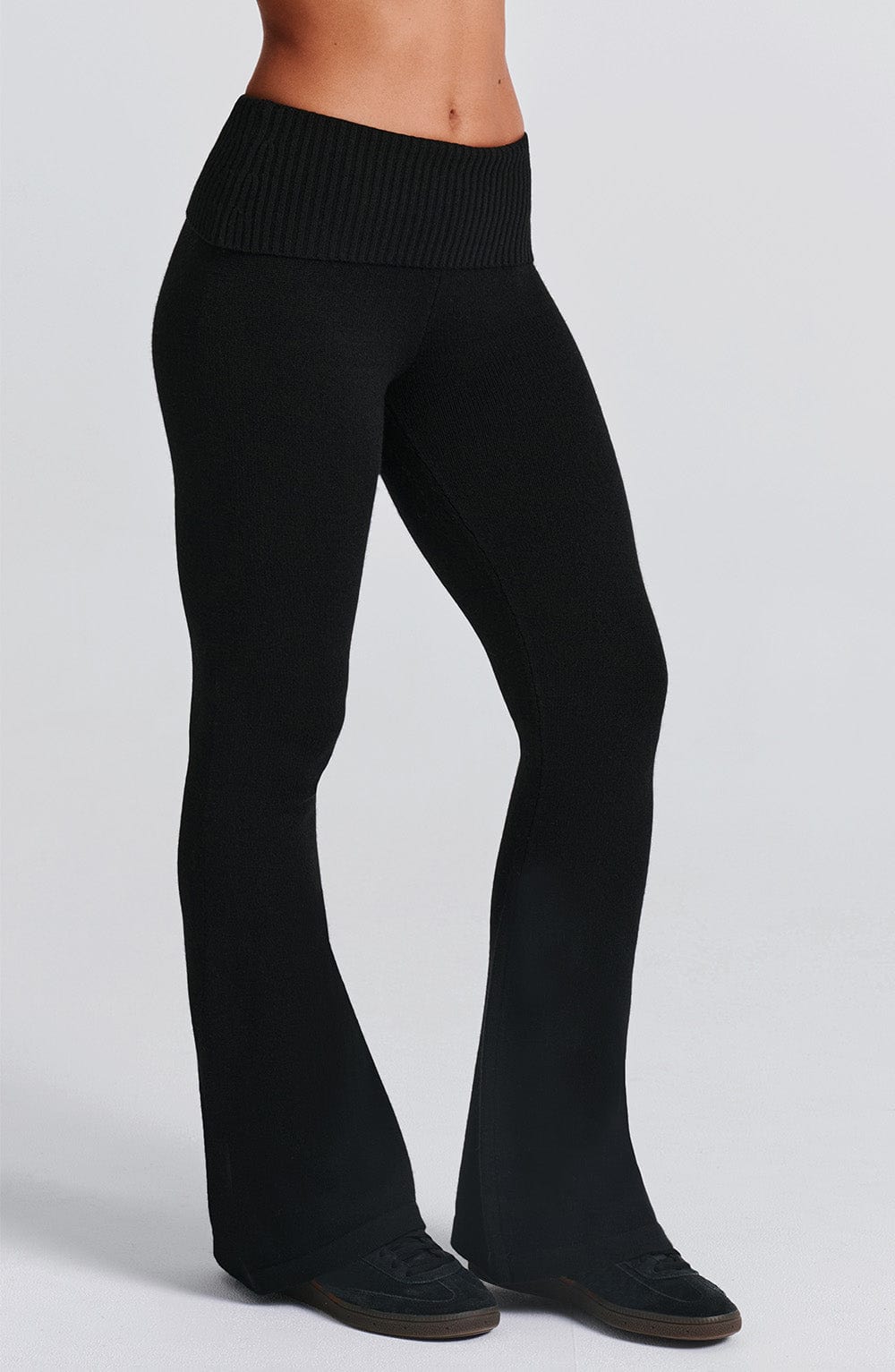 Pantalon en tricot Portia - Noir