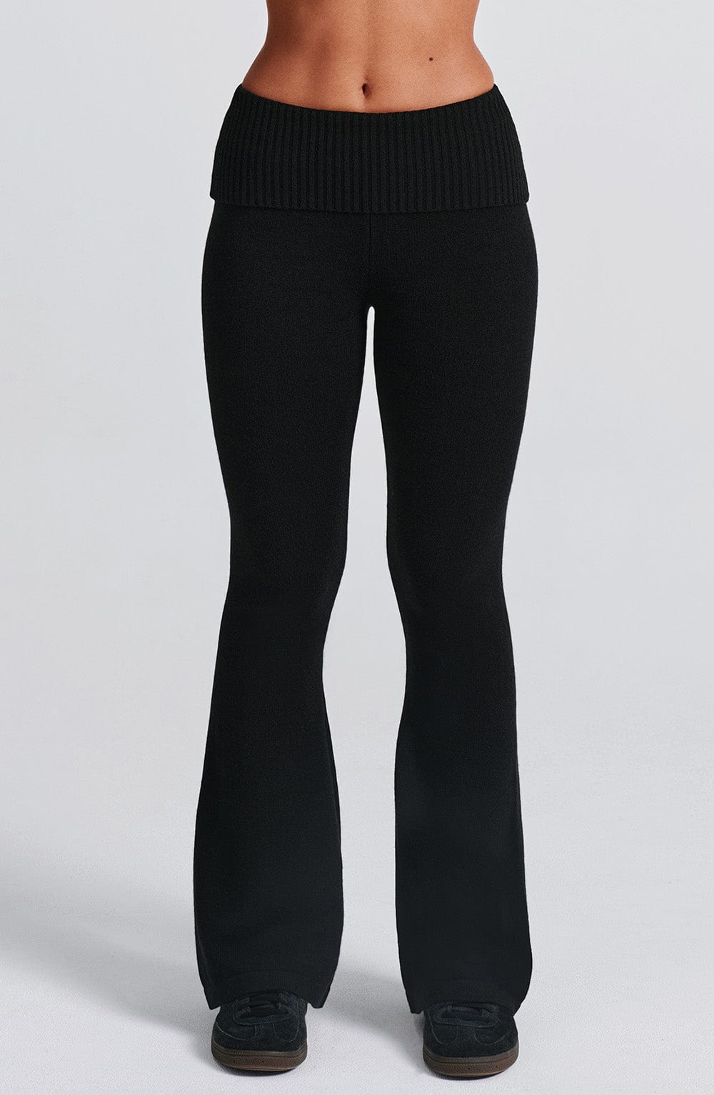 Pantalon en tricot Portia - Noir