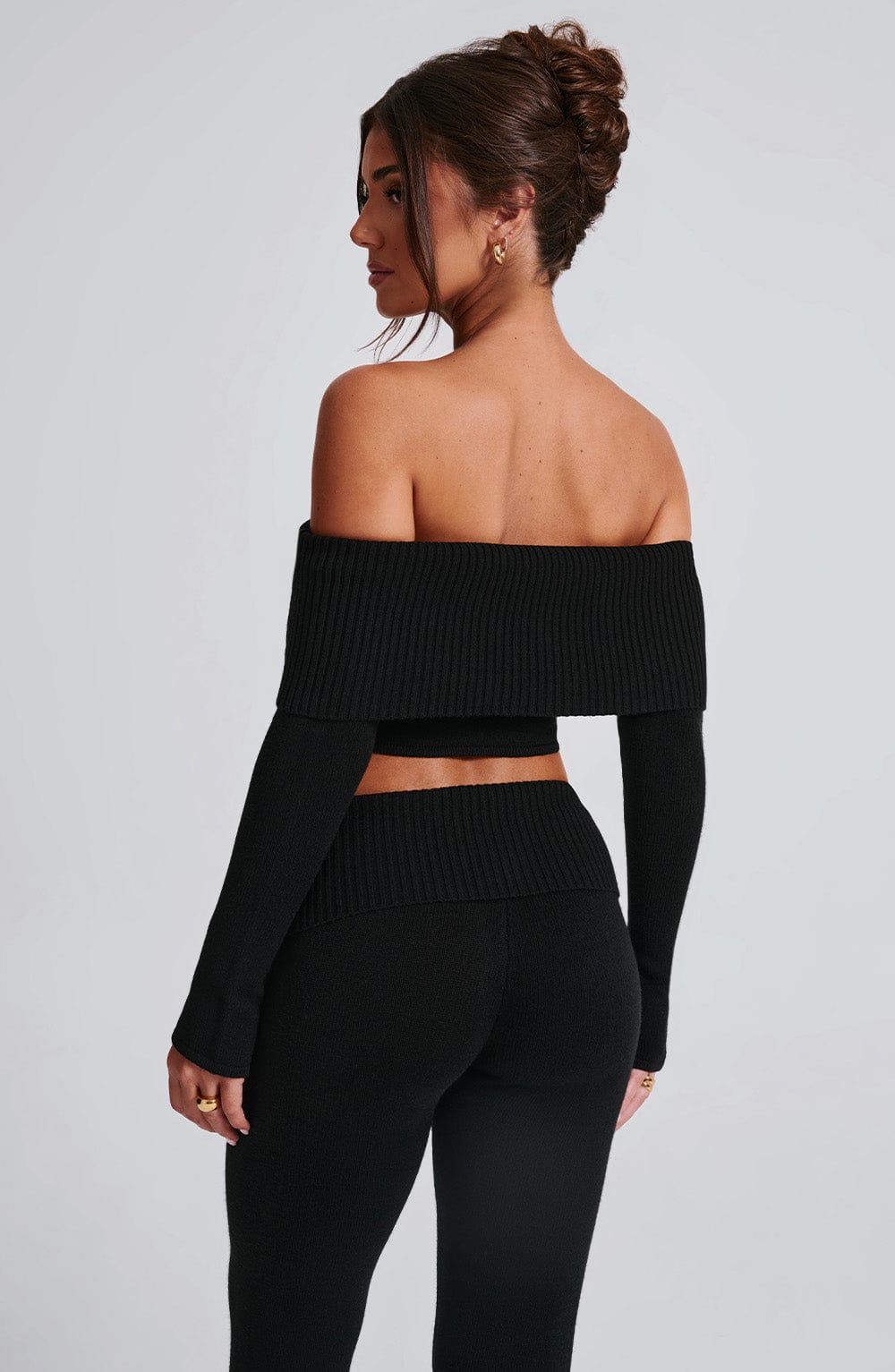 Portia Knit Top - Black