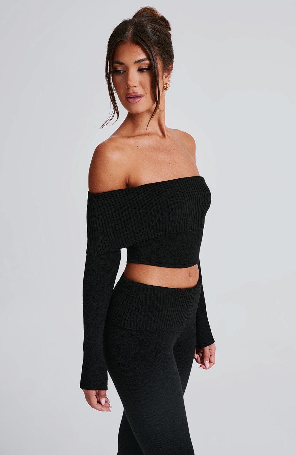 Portia Knit Top - Black