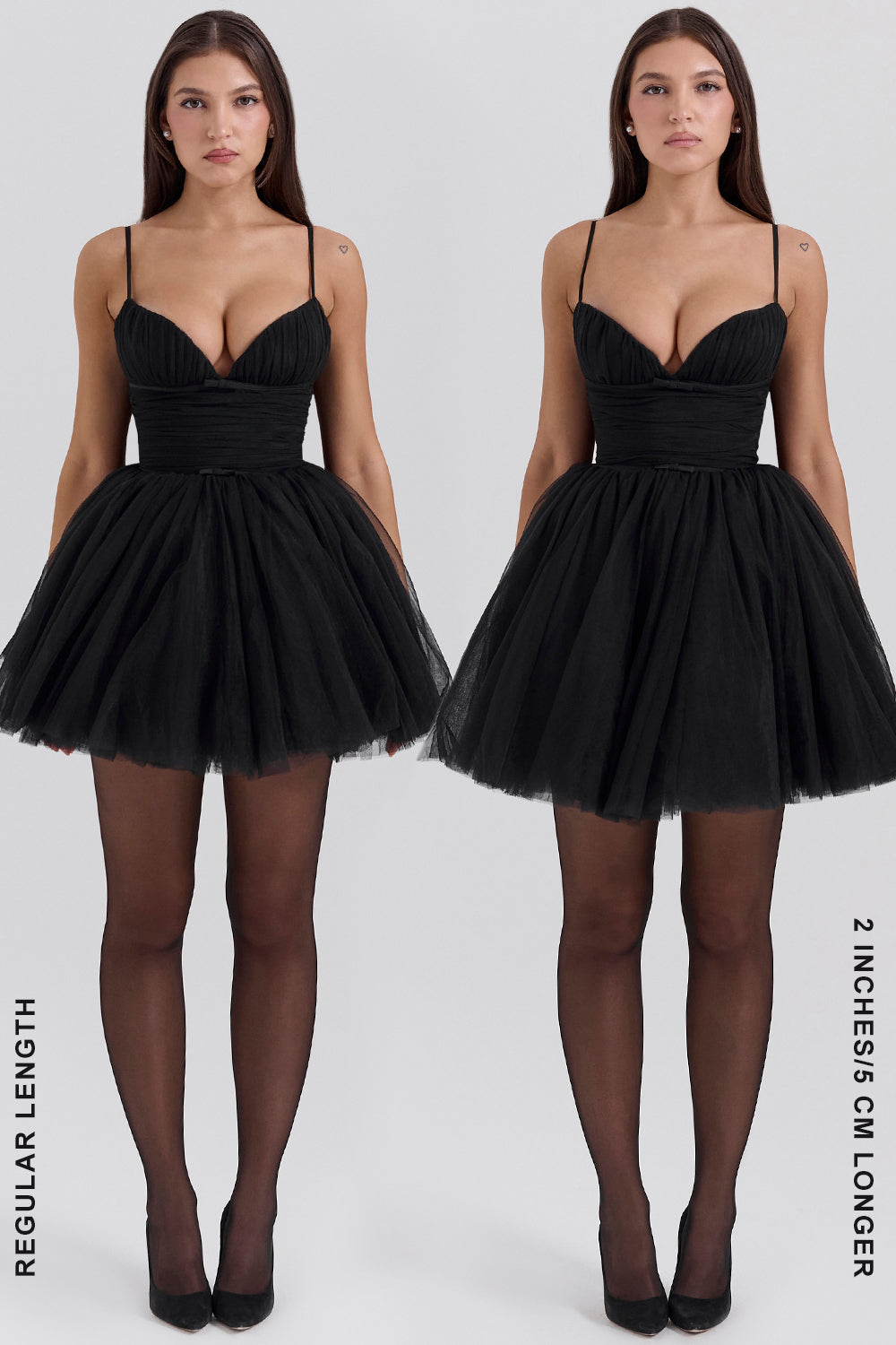 Roseline Robe Courte Noir