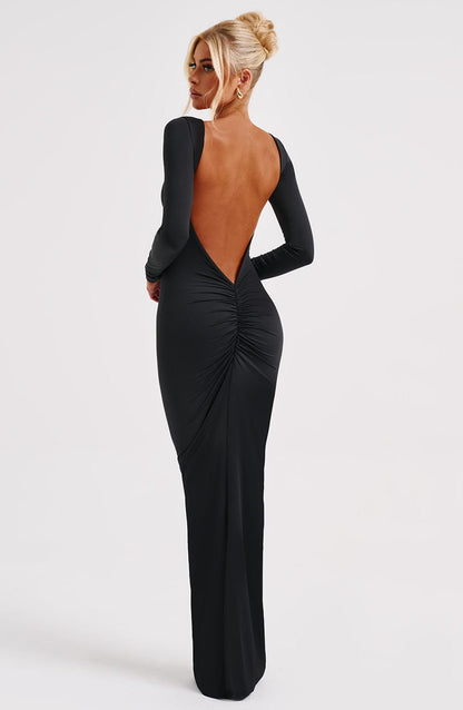 Robe longue Rameesha - Noir