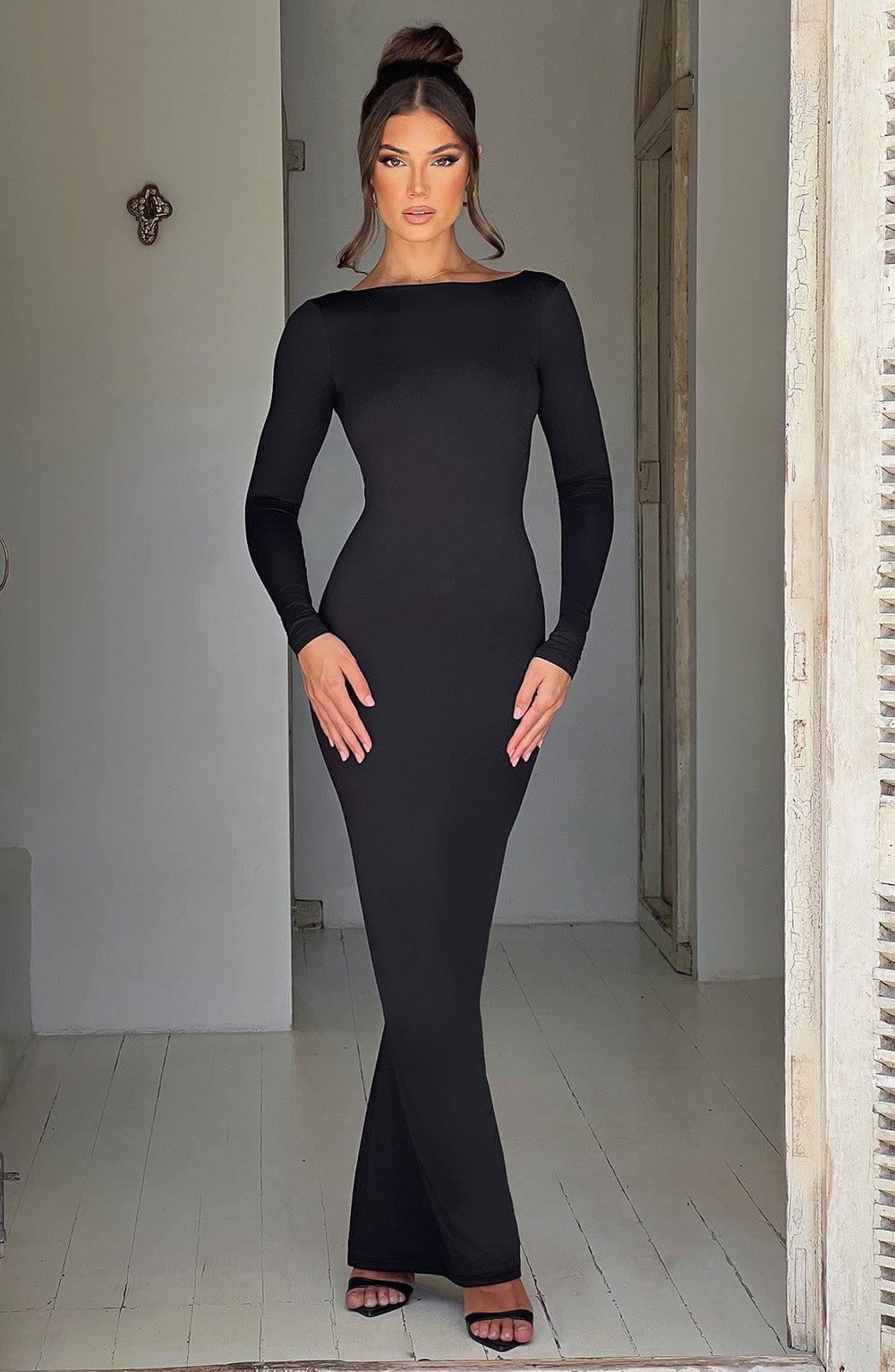 Robe longue Rameesha - Noir