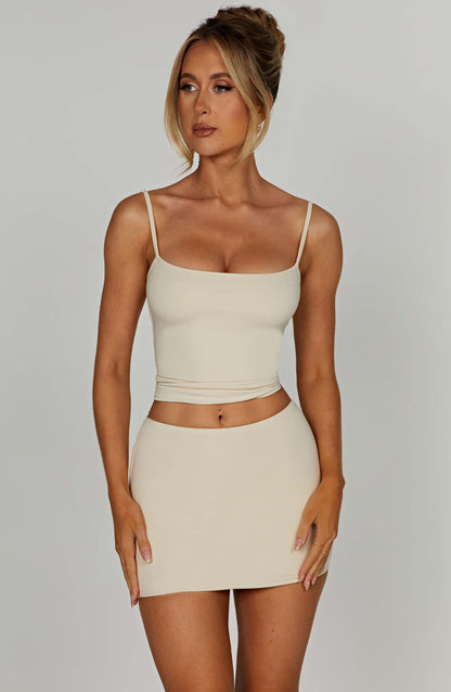 Rein Mini Skirt - Cream