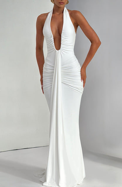 Roxane Robe Longue Blanc