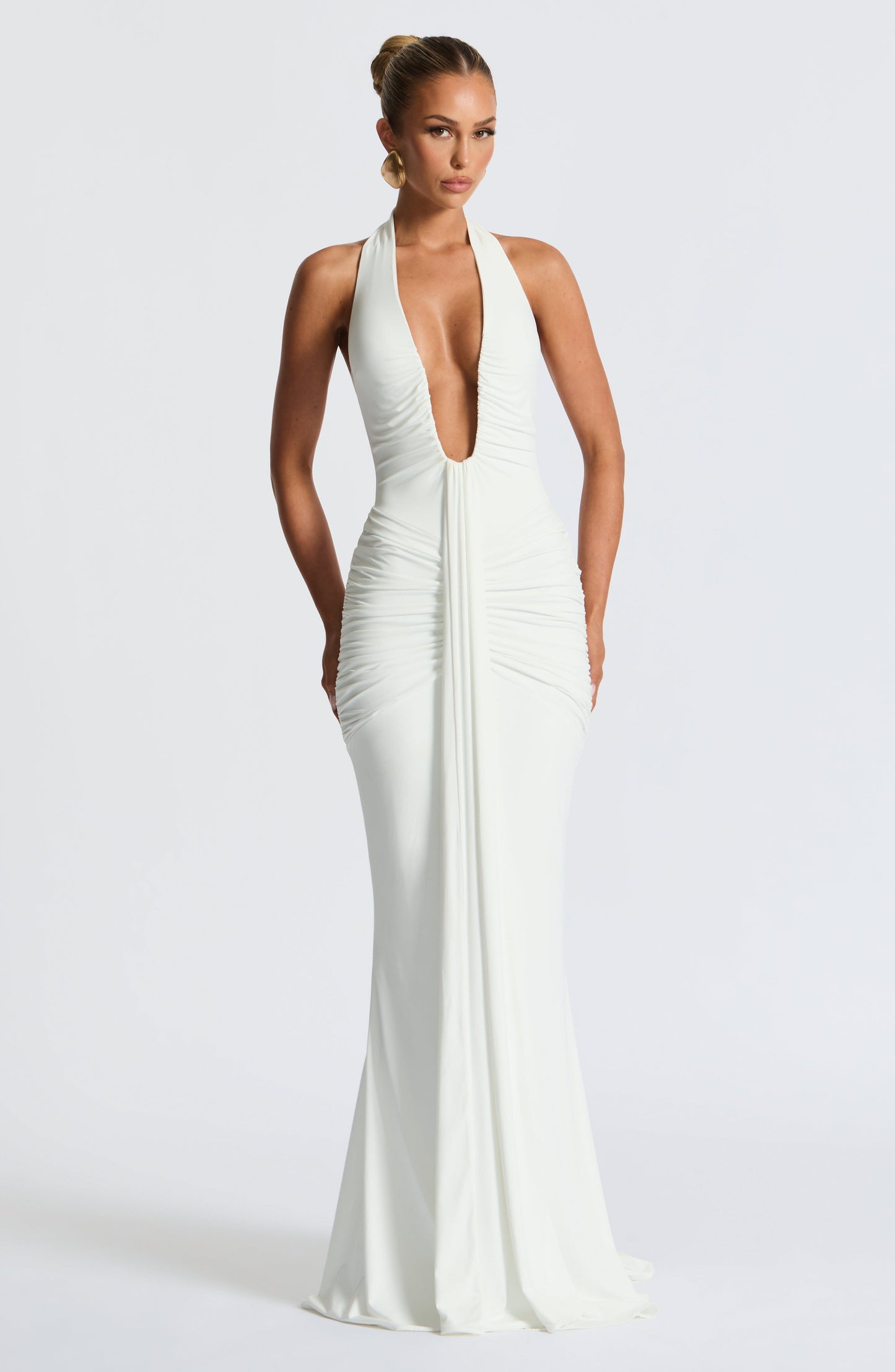 Roxane Robe Longue Blanc