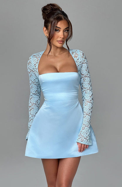 Robe courte Sadie - Bleu