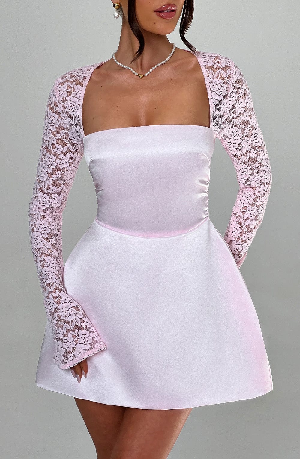 Robe courte Sadie - Blush