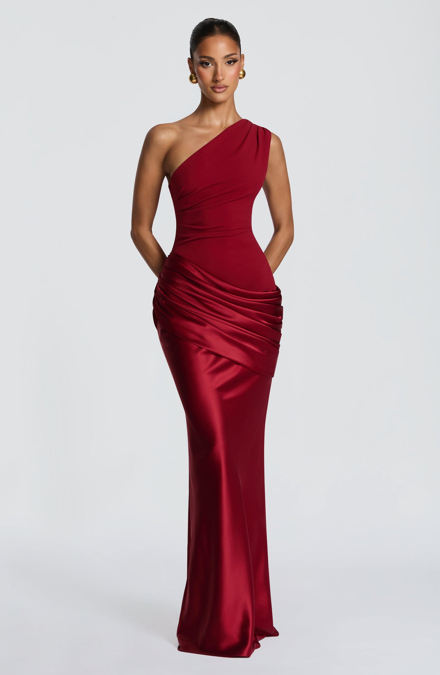 Sadona Robe longue - Rouge Profond