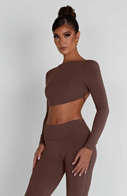 Sahra Top - Chocolate