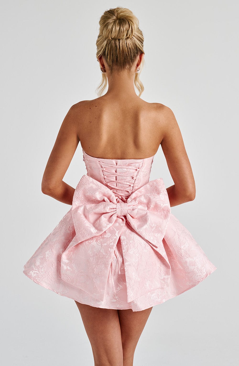 Robe courte Salomé - Blush