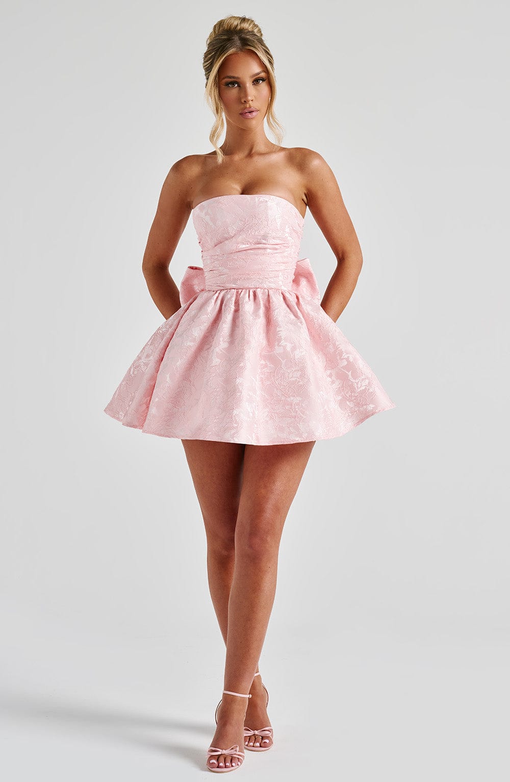 Robe courte Salomé - Blush