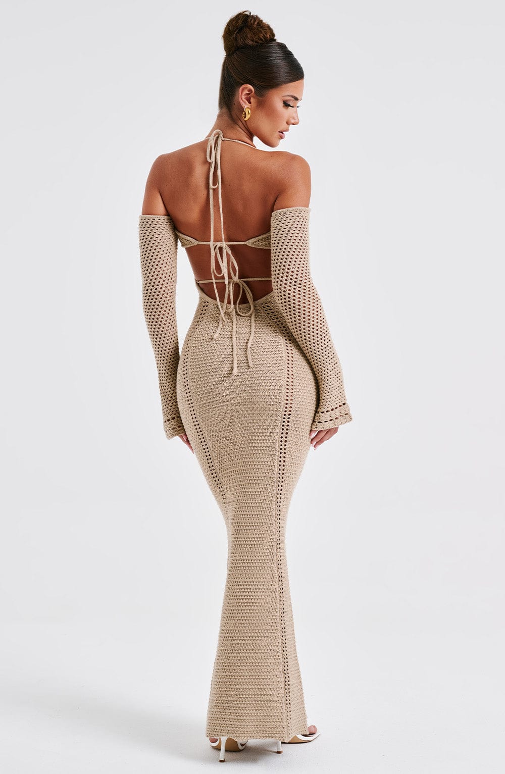 Robe longue Samariah - Beige