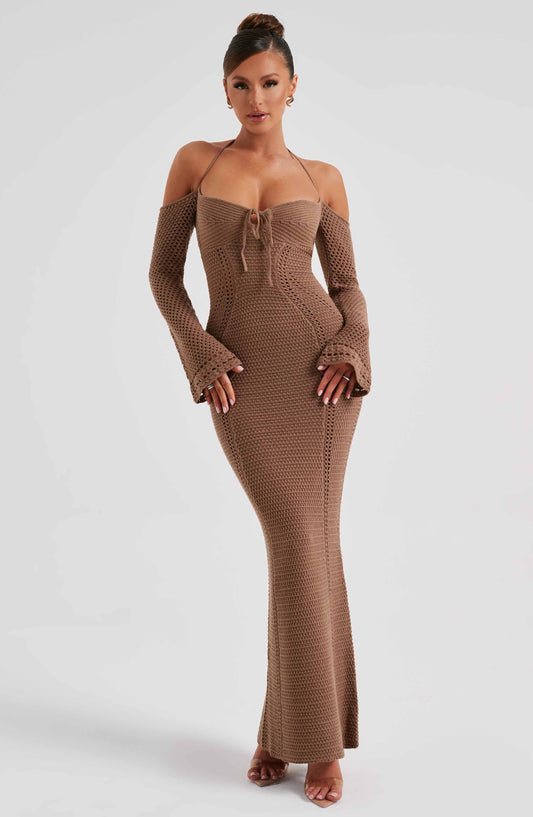 Samariah Maxi Dress - Chocolate