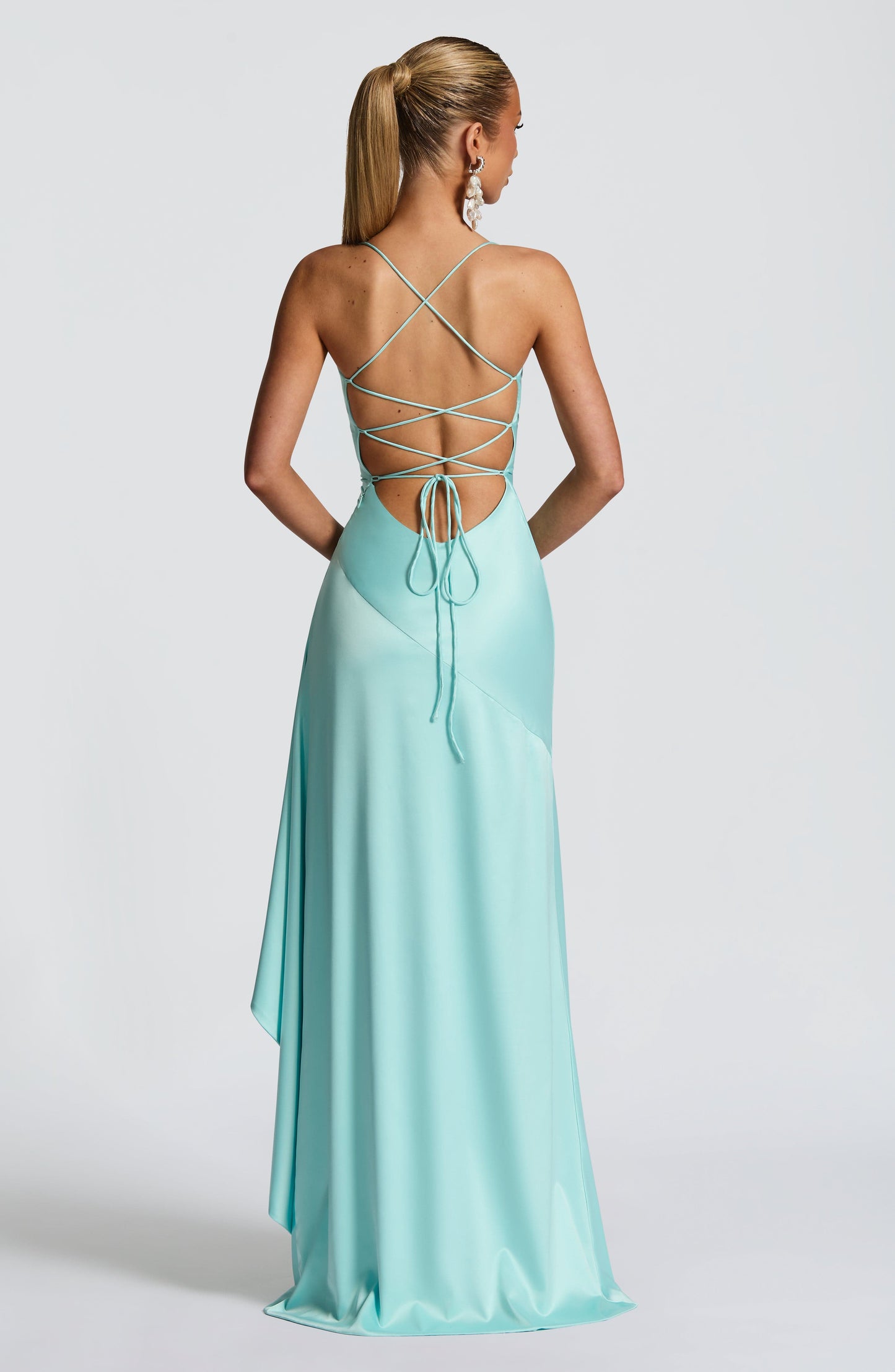 Samira Robe Longue - Aqua